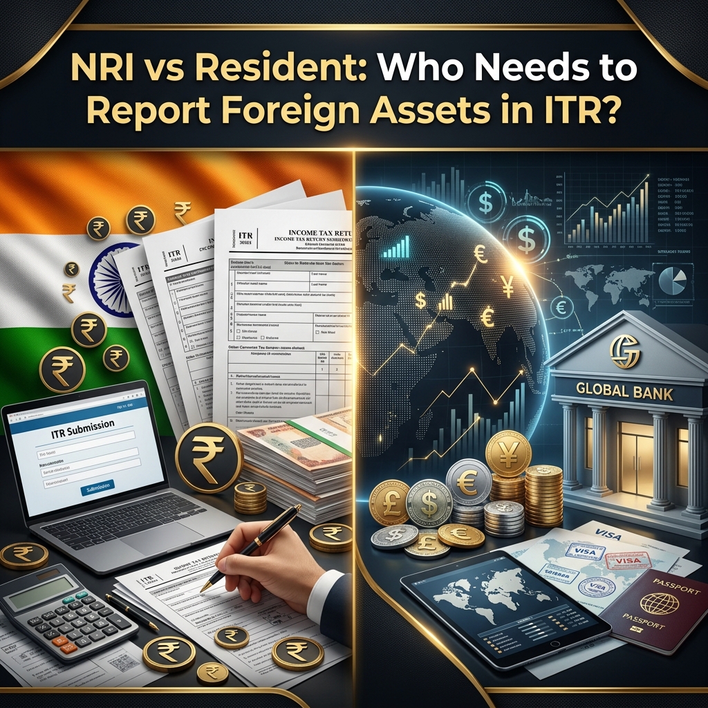 NRI vs Resident: Who Needs to Report Foreign Assets in ITR?
